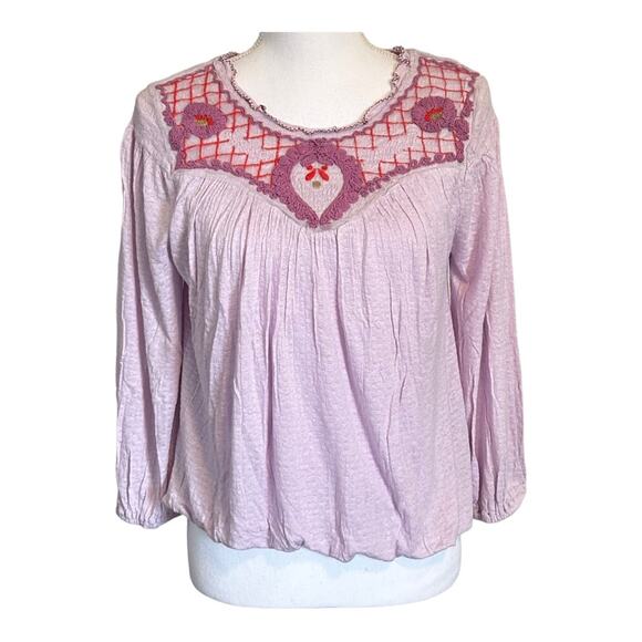 Free People Begonia Lilac Blouse XS NWT - Picture 2 of 11